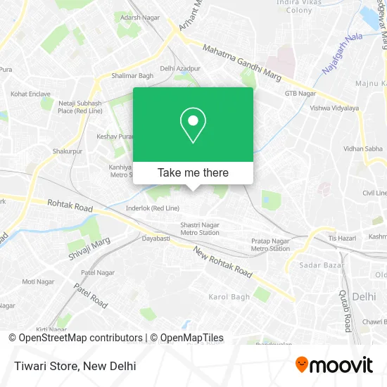 Tiwari Store map