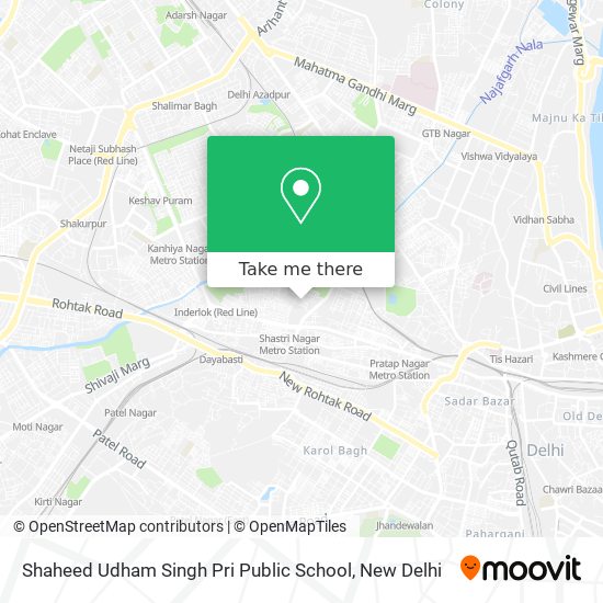 Shaheed Udham Singh Pri Public School map