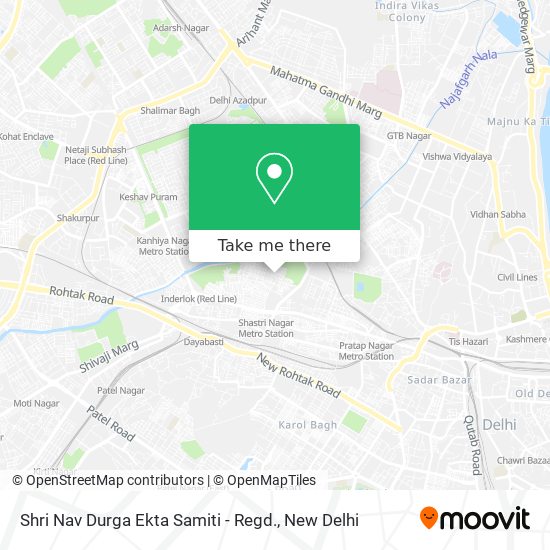 Shri Nav Durga Ekta Samiti - Regd. map