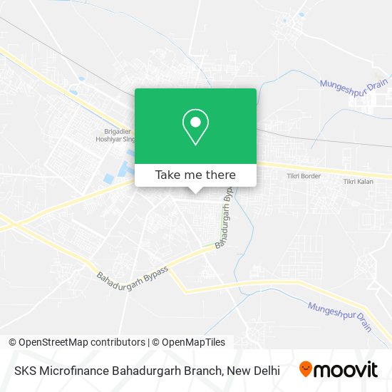 SKS Microfinance Bahadurgarh Branch map