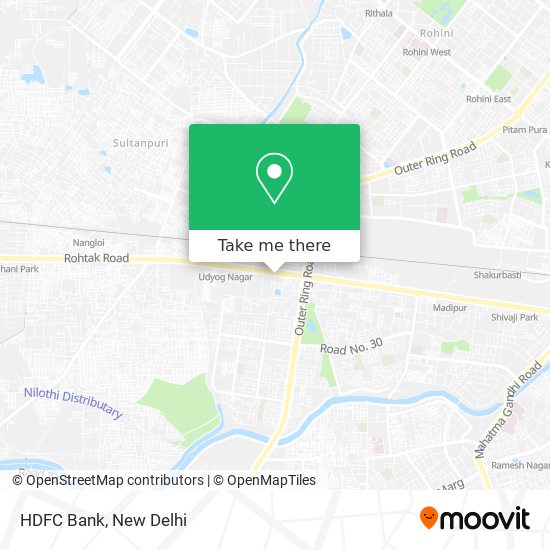 HDFC Bank map