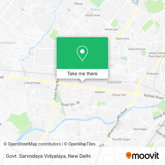 Govt. Sarvodaya Vidyalaya map