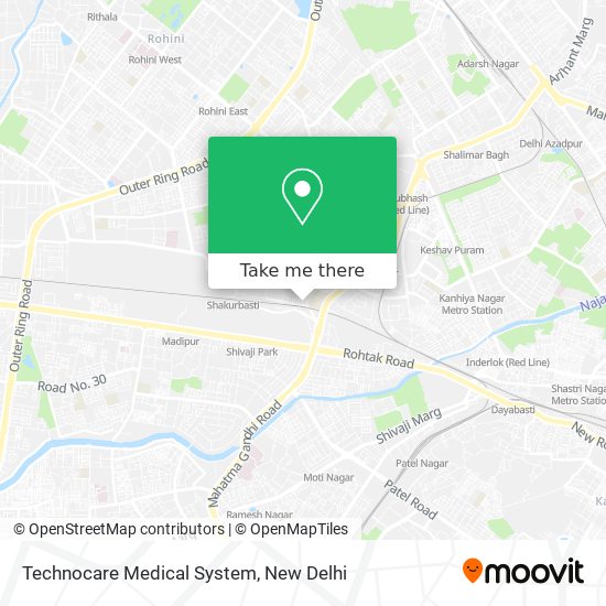 Technocare Medical System map