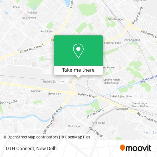 DTH Connect map