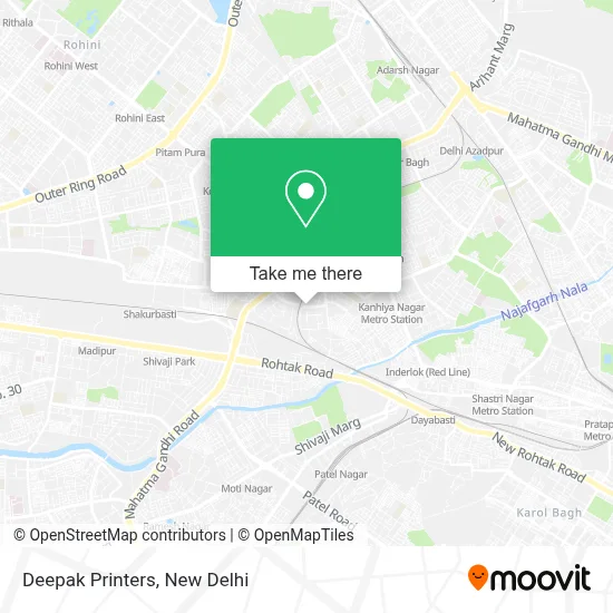 Deepak Printers map