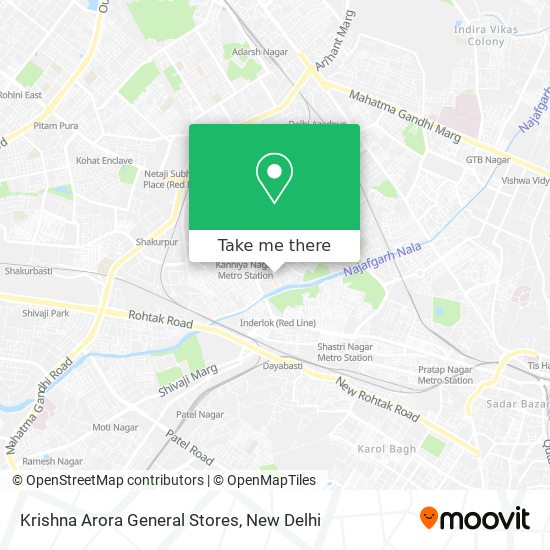 Krishna Arora General Stores map