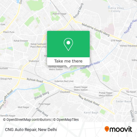 CNG Auto Repair map