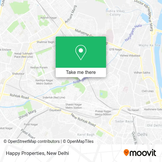 Happy Properties map