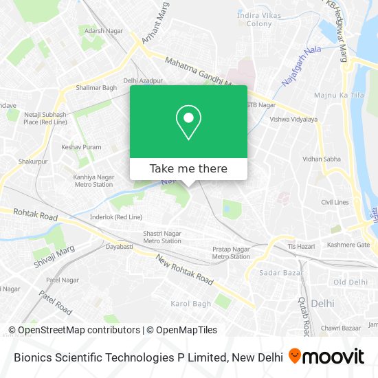 Bionics Scientific Technologies P Limited map