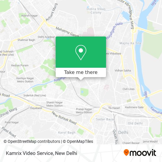 Kamrix Video Service map