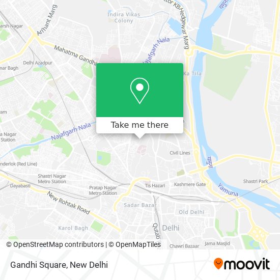 Gandhi Square map