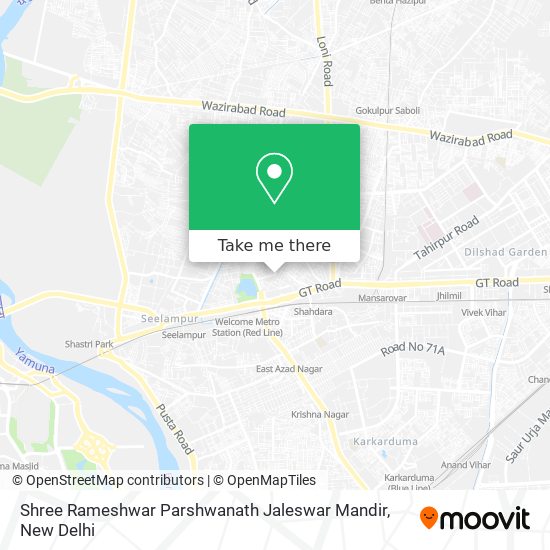 Shree Rameshwar Parshwanath Jaleswar Mandir map