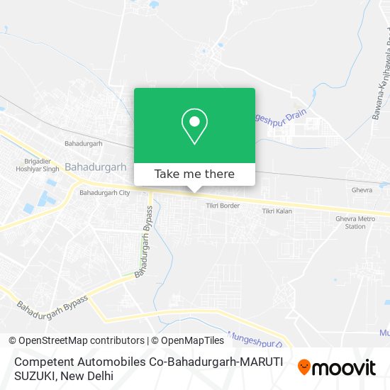 Competent Automobiles Co-Bahadurgarh-MARUTI SUZUKI map