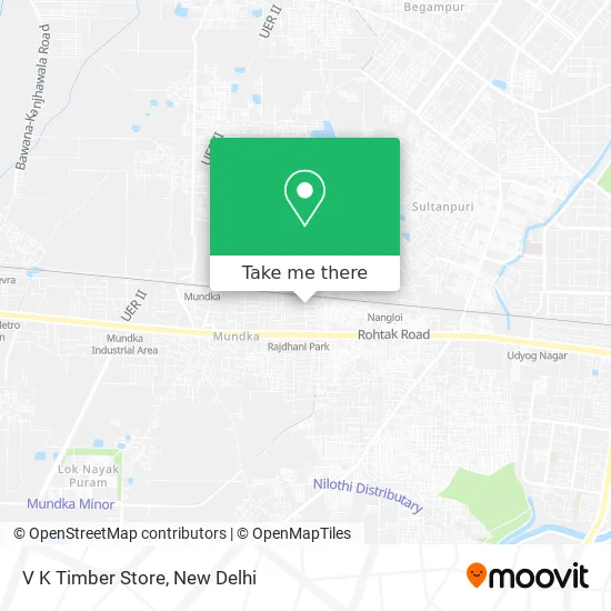 V K Timber Store map