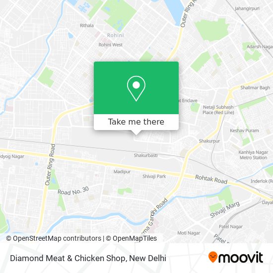 Diamond Meat & Chicken Shop map