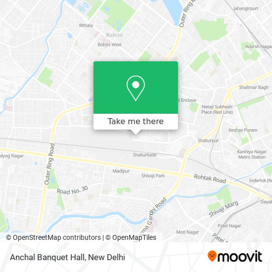 Anchal Banquet Hall map