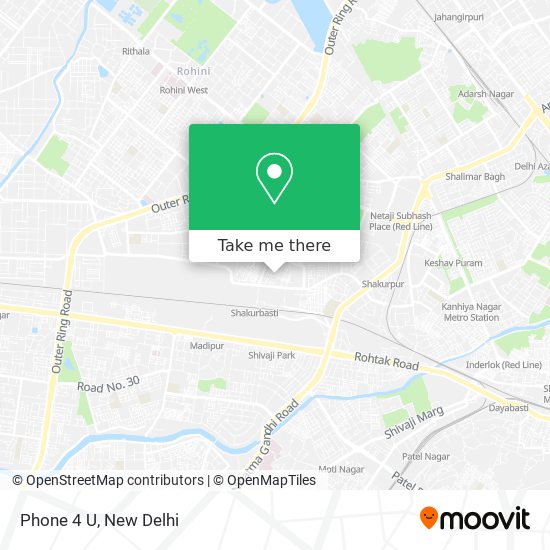 Phone 4 U map