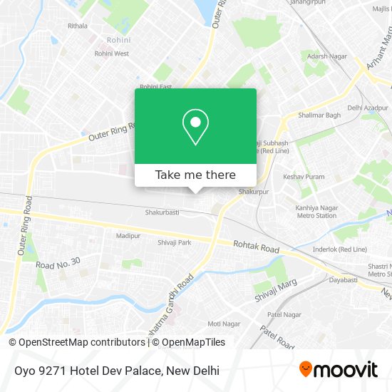 Oyo 9271 Hotel Dev Palace map