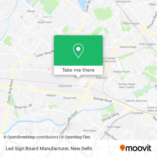 Led Sign Board Manufacturer map