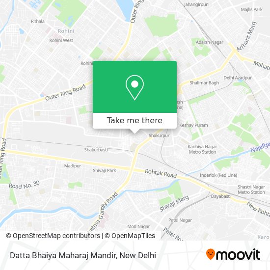 Datta Bhaiya Maharaj Mandir map