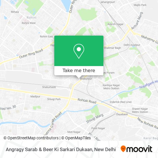 Angragy Sarab & Beer Ki Sarkari Dukaan map