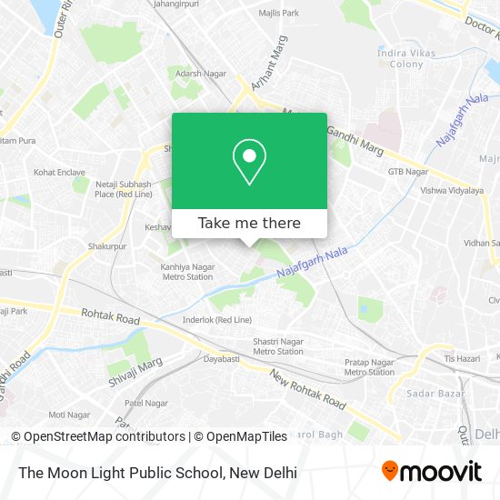 The Moon Light Public School map