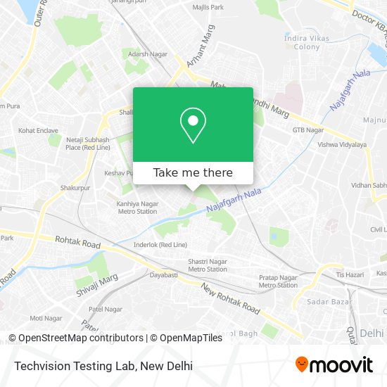 Techvision Testing Lab map