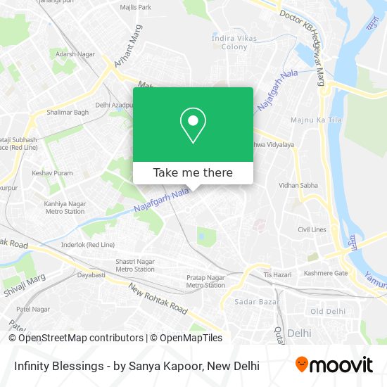 Infinity Blessings - by Sanya Kapoor map