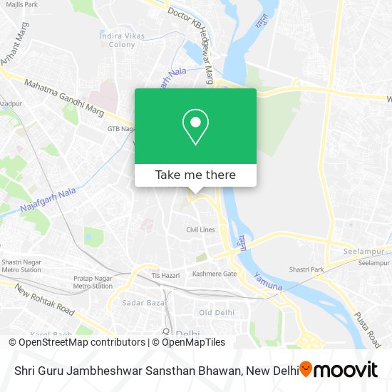 Shri Guru Jambheshwar Sansthan Bhawan map