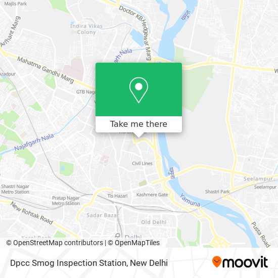 Dpcc Smog Inspection Station map