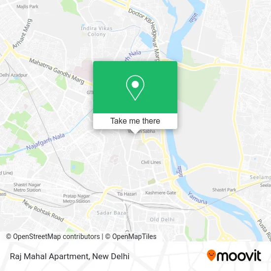 Raj Mahal Apartment map