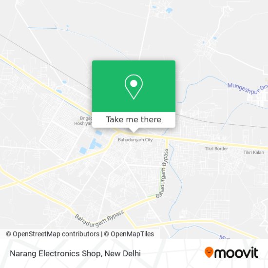 Narang Electronics Shop map