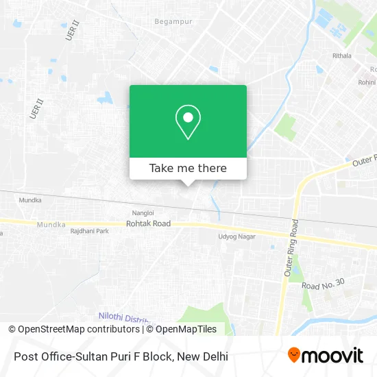 Post Office-Sultan Puri F Block map