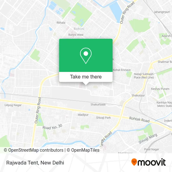 Rajwada Tent map