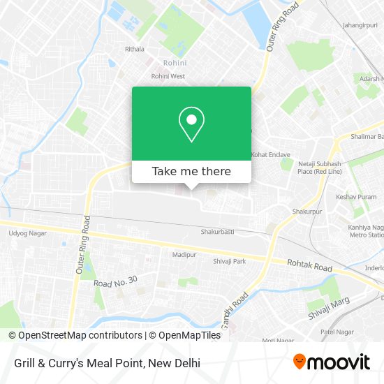 Grill & Curry's Meal Point map