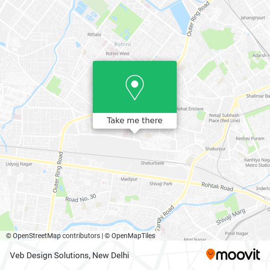 Veb Design Solutions map