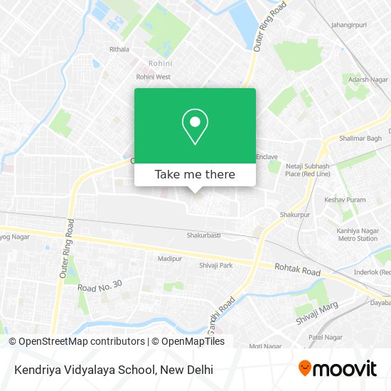 Kendriya Vidyalaya School map