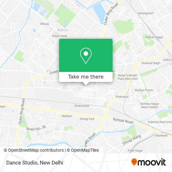 Dance Studio map