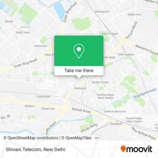 Shivani Telecom map
