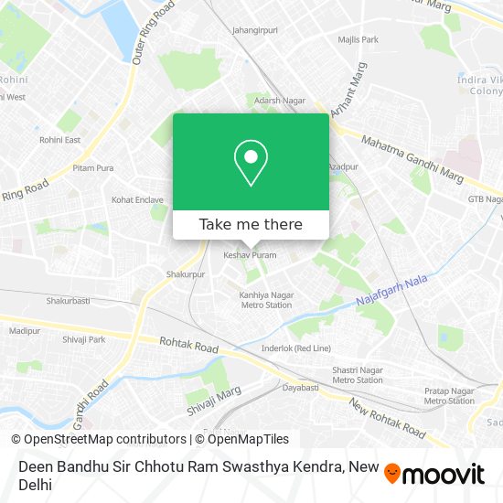 Deen Bandhu Sir Chhotu Ram Swasthya Kendra map