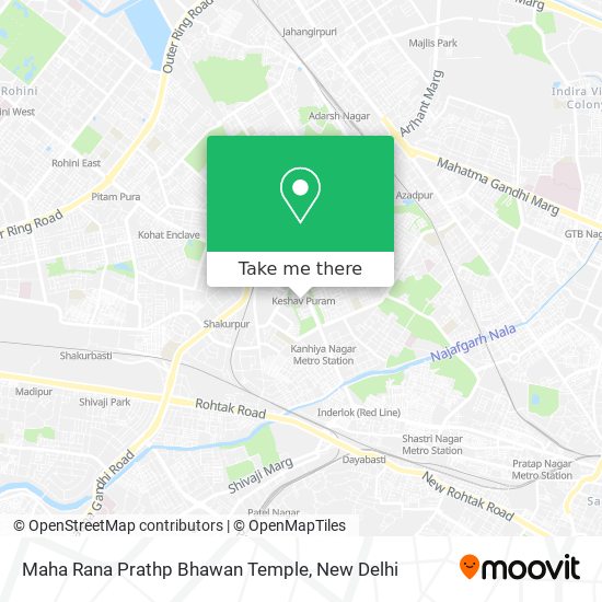 Maha Rana Prathp Bhawan Temple map