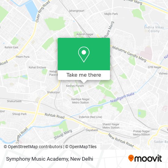 Symphony Music Academy map