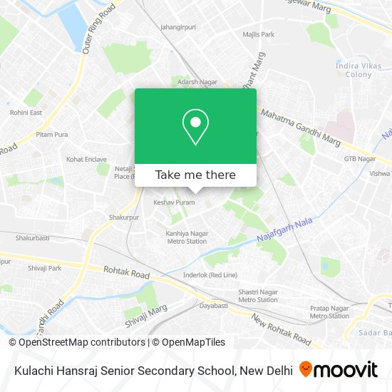 Kulachi Hansraj Senior Secondary School map