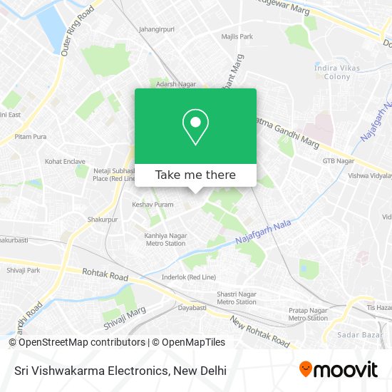 Sri Vishwakarma Electronics map