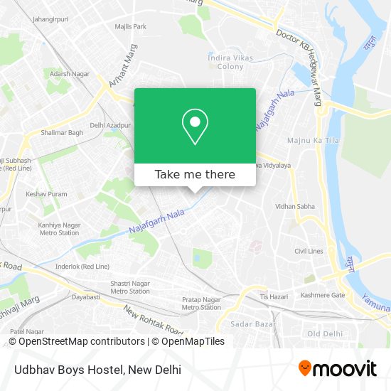 Udbhav Boys Hostel map