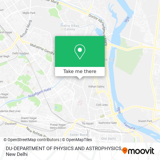 DU-DEPARTMENT OF PHYSICS AND ASTROPHYSICS map