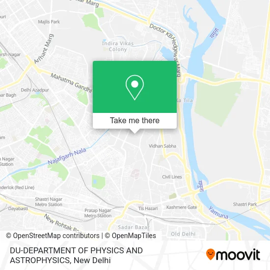 DU-DEPARTMENT OF PHYSICS AND ASTROPHYSICS map