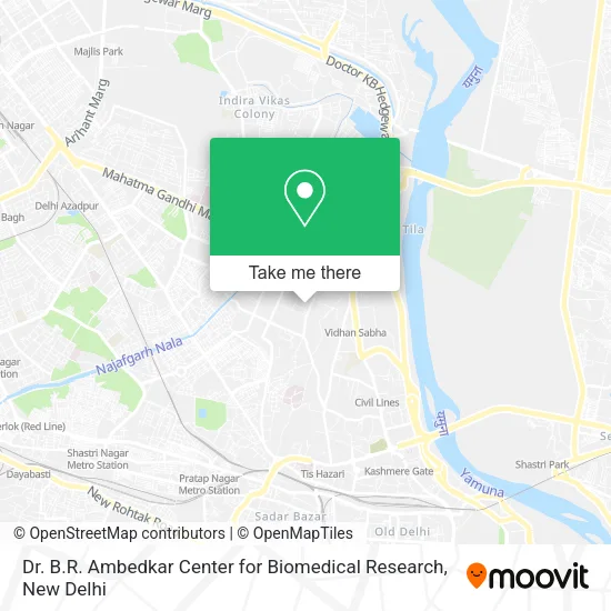Dr. B.R. Ambedkar Center for Biomedical Research map