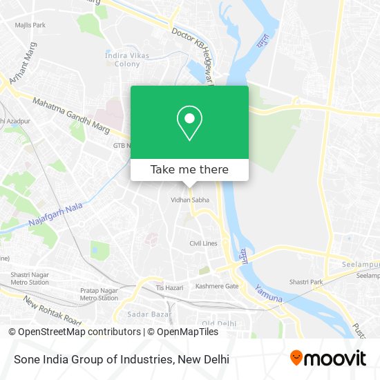 Sone India Group of Industries map