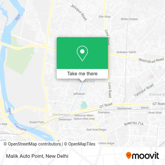 Malik Auto Point map